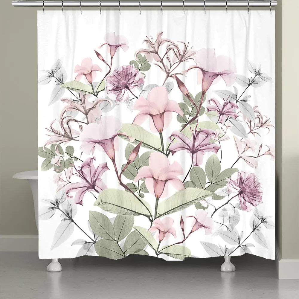 Sweet Blush Bouquet Shower Curtain