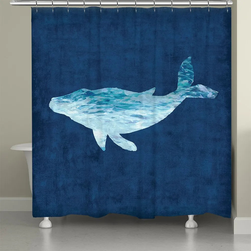 The Abyss Whale Shower Curtain