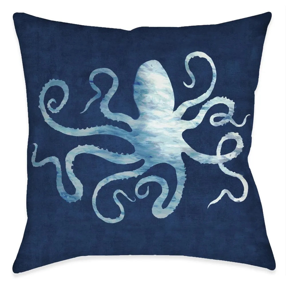 The Abyss Octopus Outdoor Decorative Pillow