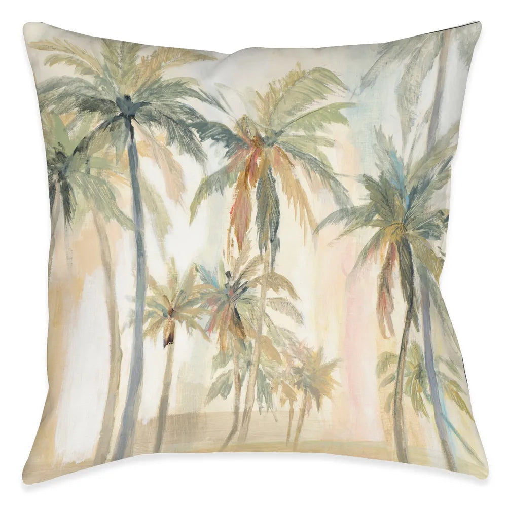 The Palms Tropical Outdoor Decorative Pillow