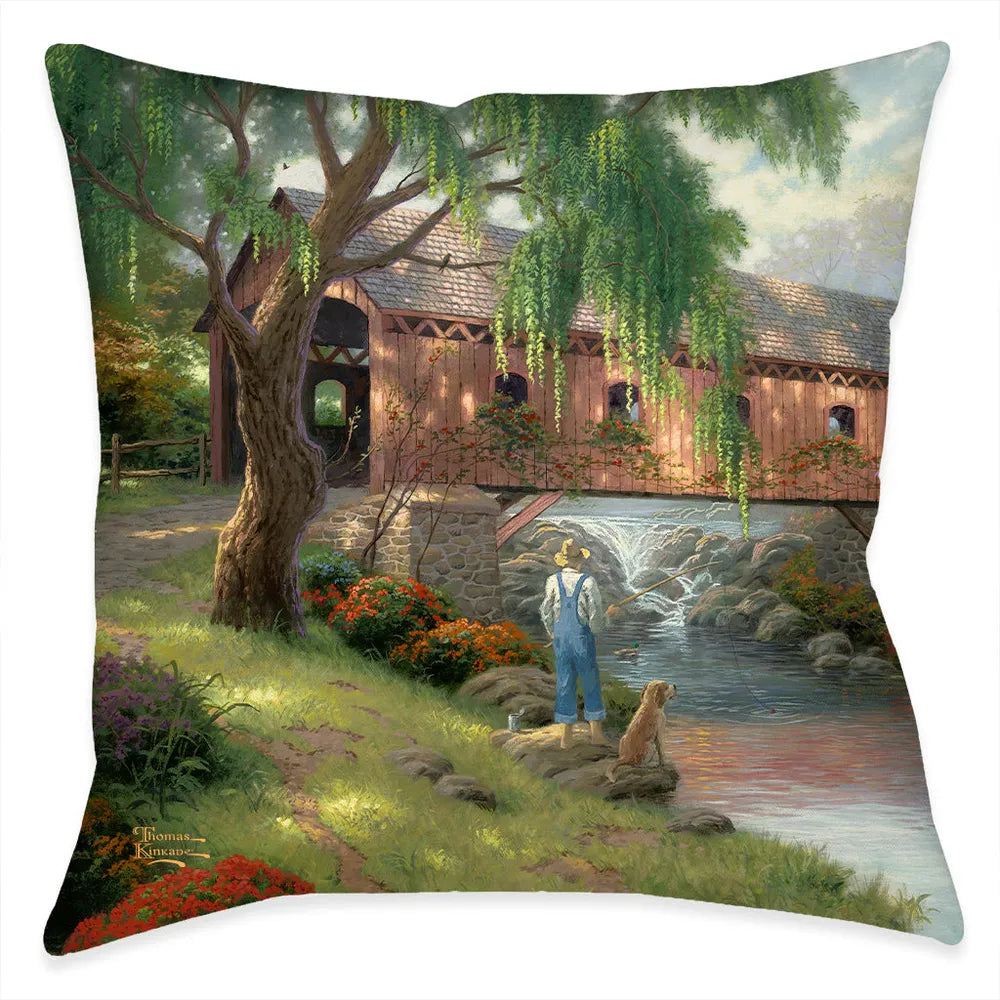 The Old Fishin' Hole Indoor Decorative Pillow