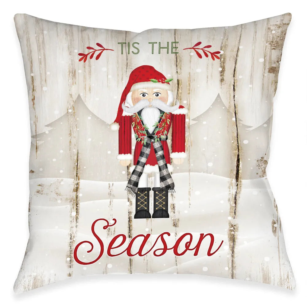 Nutcracker Christmas Season Indoor Decorative Pillow