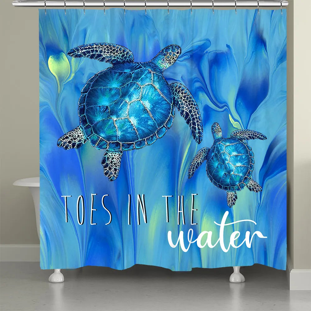 Toes In The Water Shower Curtain
