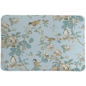 Toile Birds Foam Rug