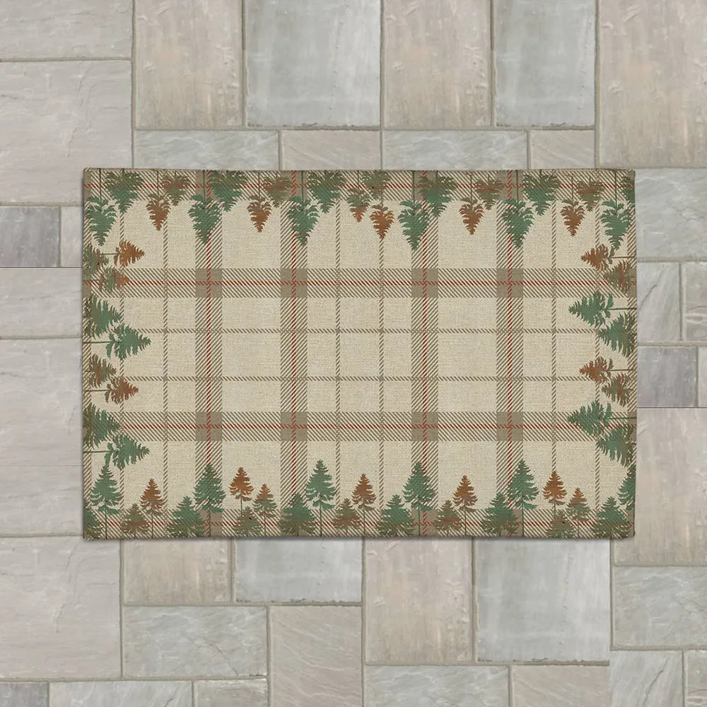 Trail Lodge Plaid Outdoor Area Rug