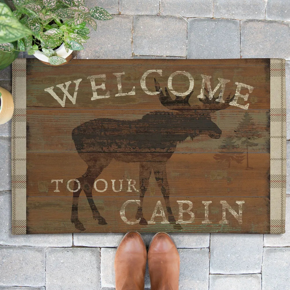 Trail Lodge Outdoor Door Mat