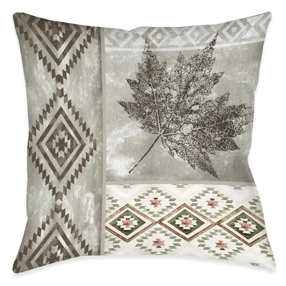 Trail Ridge Gray Maple Indoor Decorative Pillow