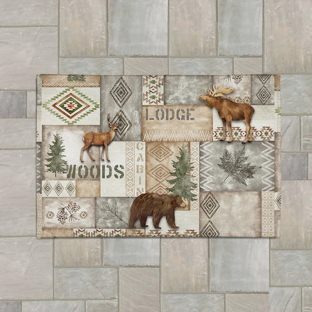 Trail Ridge Gray Outdoor Area Rug