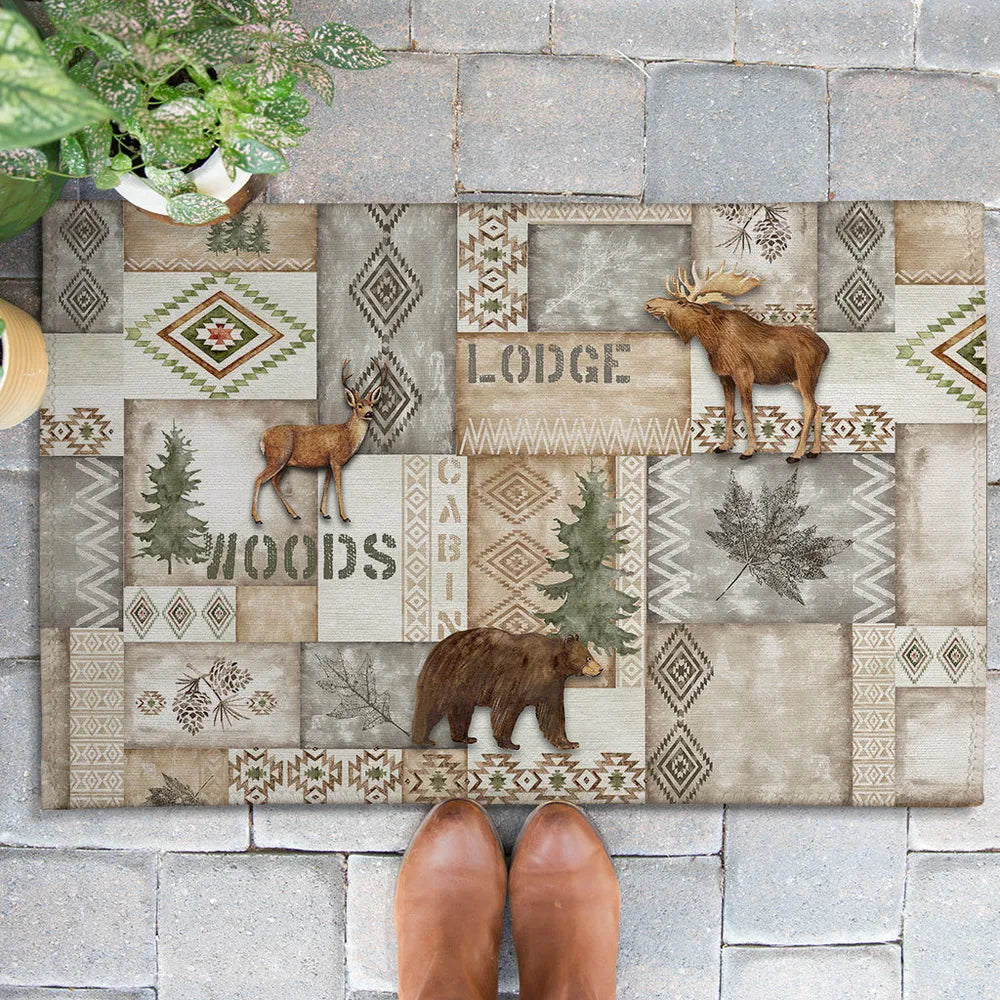 Trail Ridge Gray Outdoor Door Mat