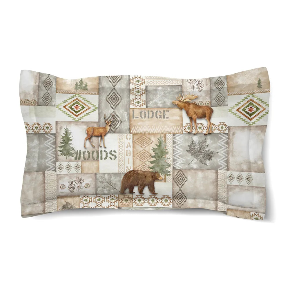 Trail Ridge Gray Comforter Shams