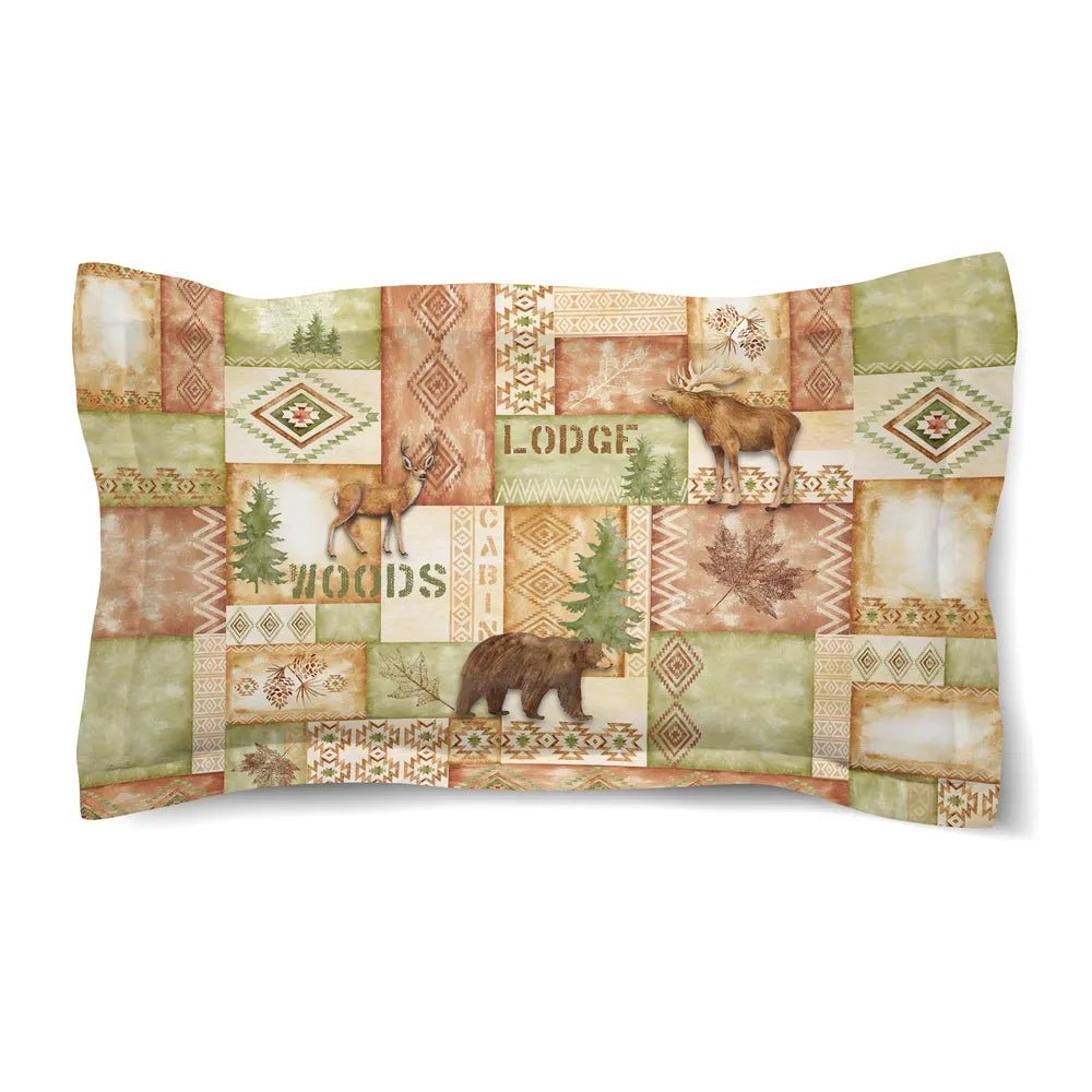 Trail Ridge Rust Comforter Sham