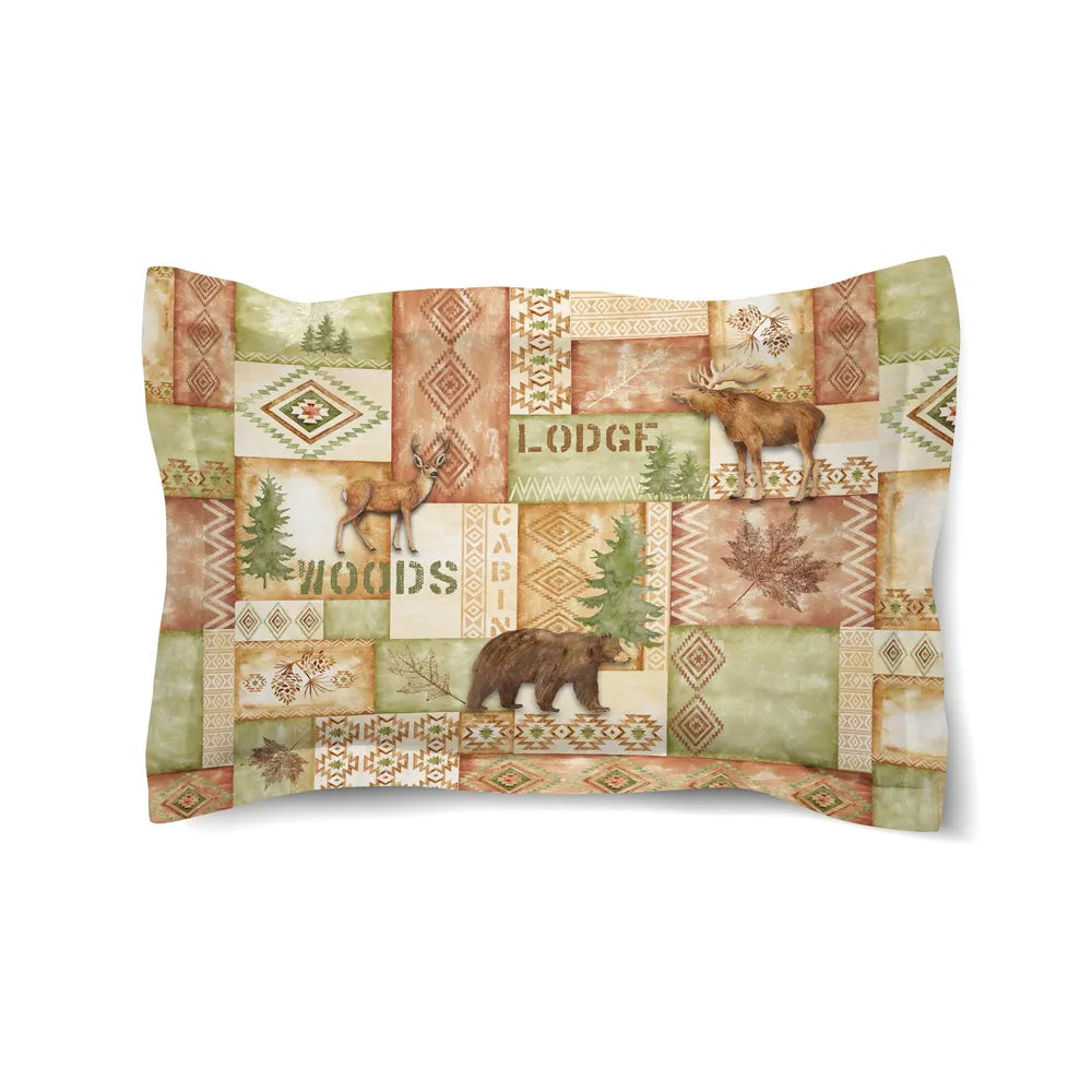 Trail Ridge Rust Comforter Sham