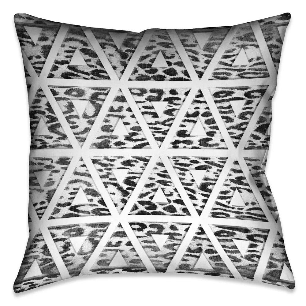 Leopard Geometric Indoor Decorative Pillow