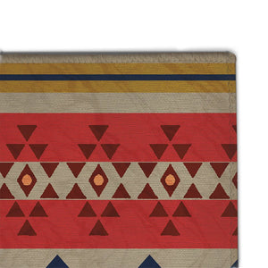 Tribal Lodge Pattern Chenille Accent Rug