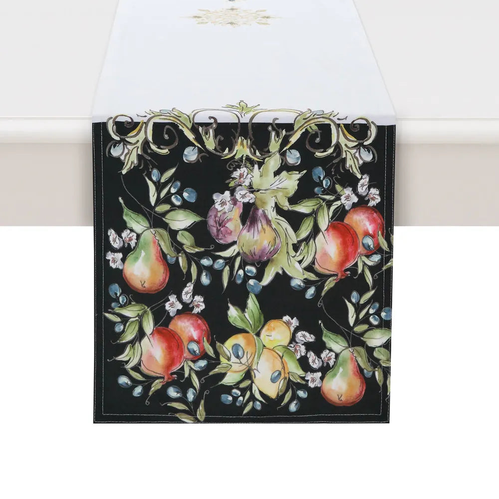 Tuscan Fruit Sketch Table Runner