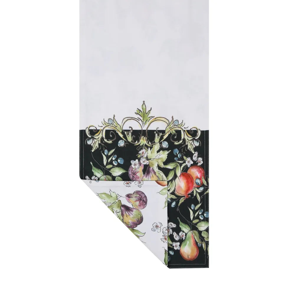 Tuscan Fruit Sketch Table Runner