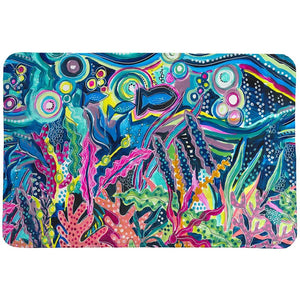 Underwater City Life Memory Foam Rug