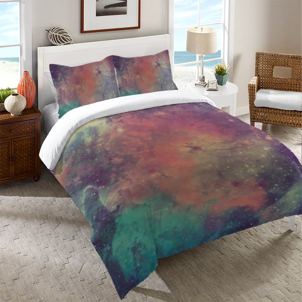 Universe Galaxy Duvet Cover 