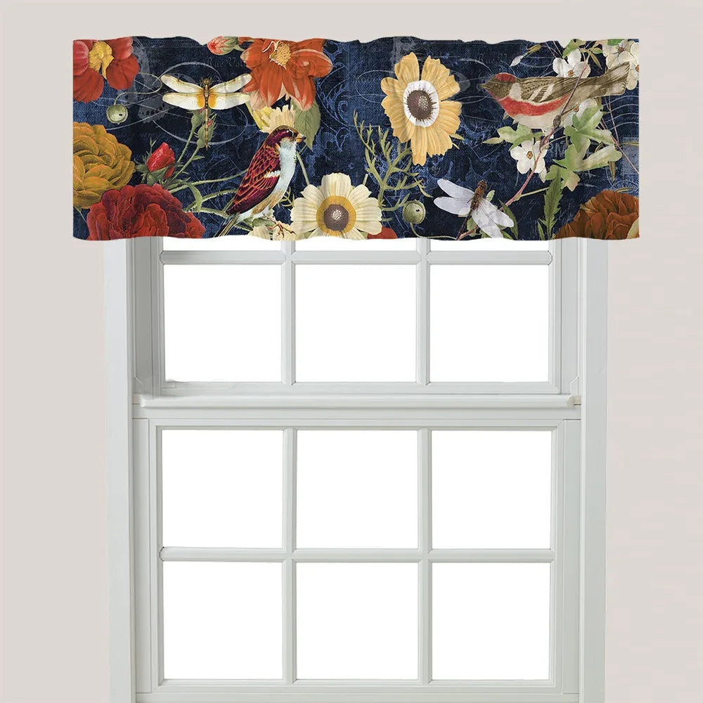 Vintage Floral  Window Valance
