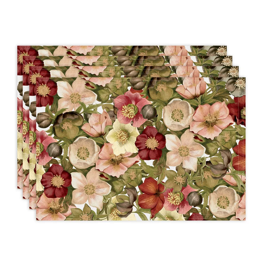 Vintage Petals Placemat Set