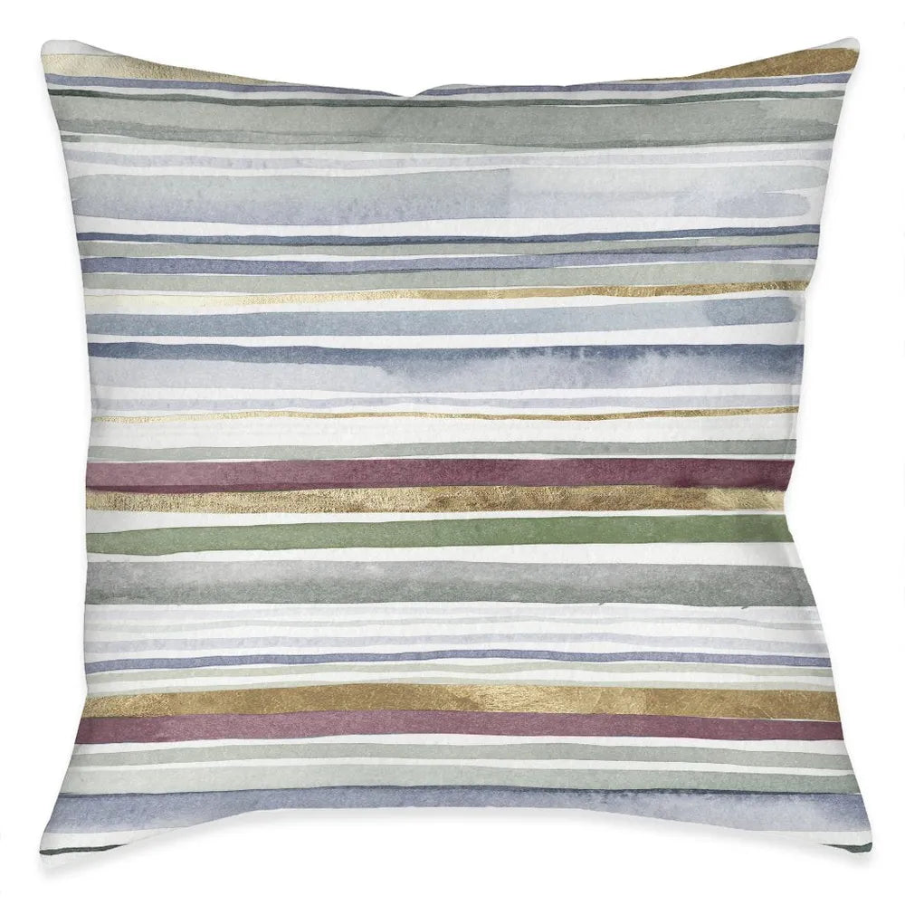Watercolor Linework Indoor Decorative Pillow