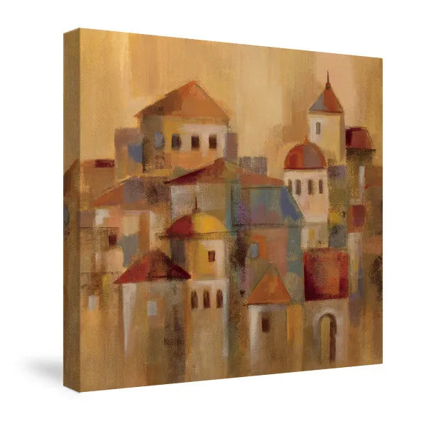 Old Town II Canvas Wall Art 