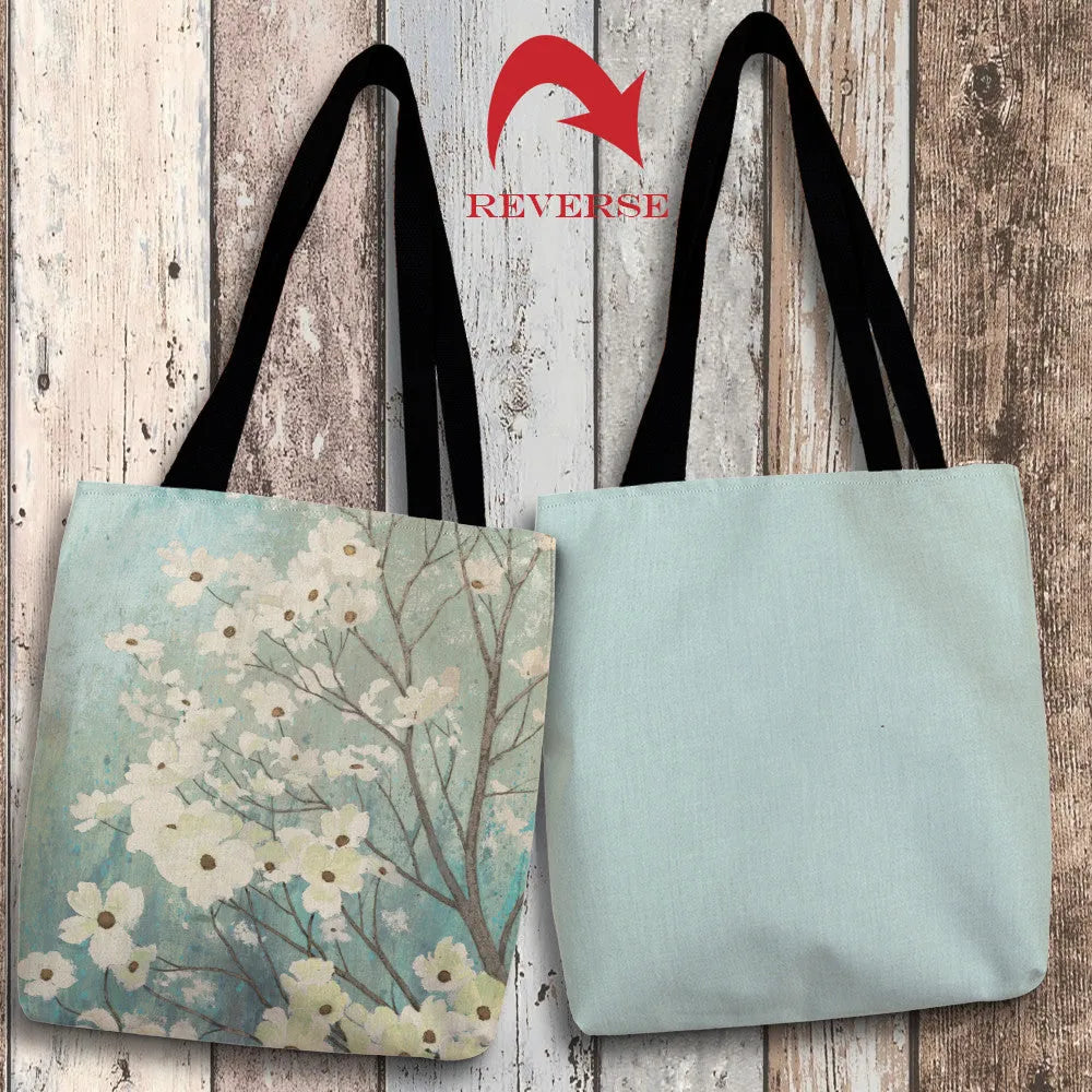 Dogwood Blossoms I Canvas Tote Bag 