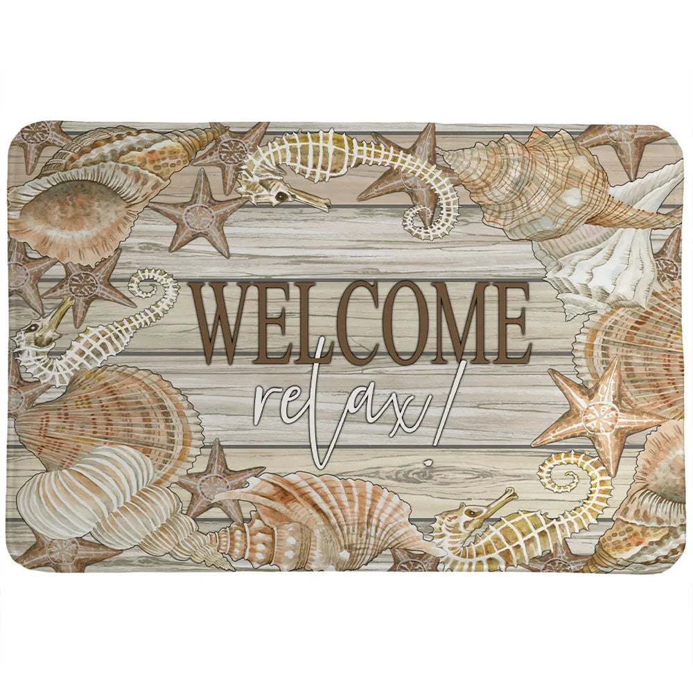 Welcome Shellax Memory Foam Rug