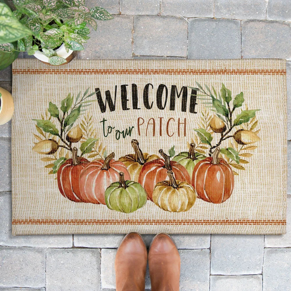 https://lauralhome.com/cdn/shop/products/WelcomeToOurPatch_1024x1024_SmallOutdoorRug_1000x.jpg?v=1684452993