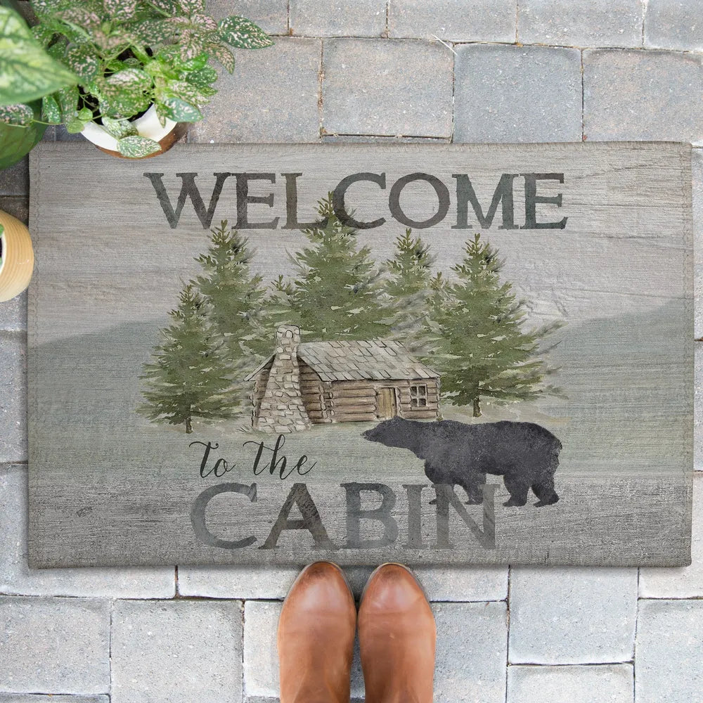 Welcome to the Cabin Outdoor Door Mat