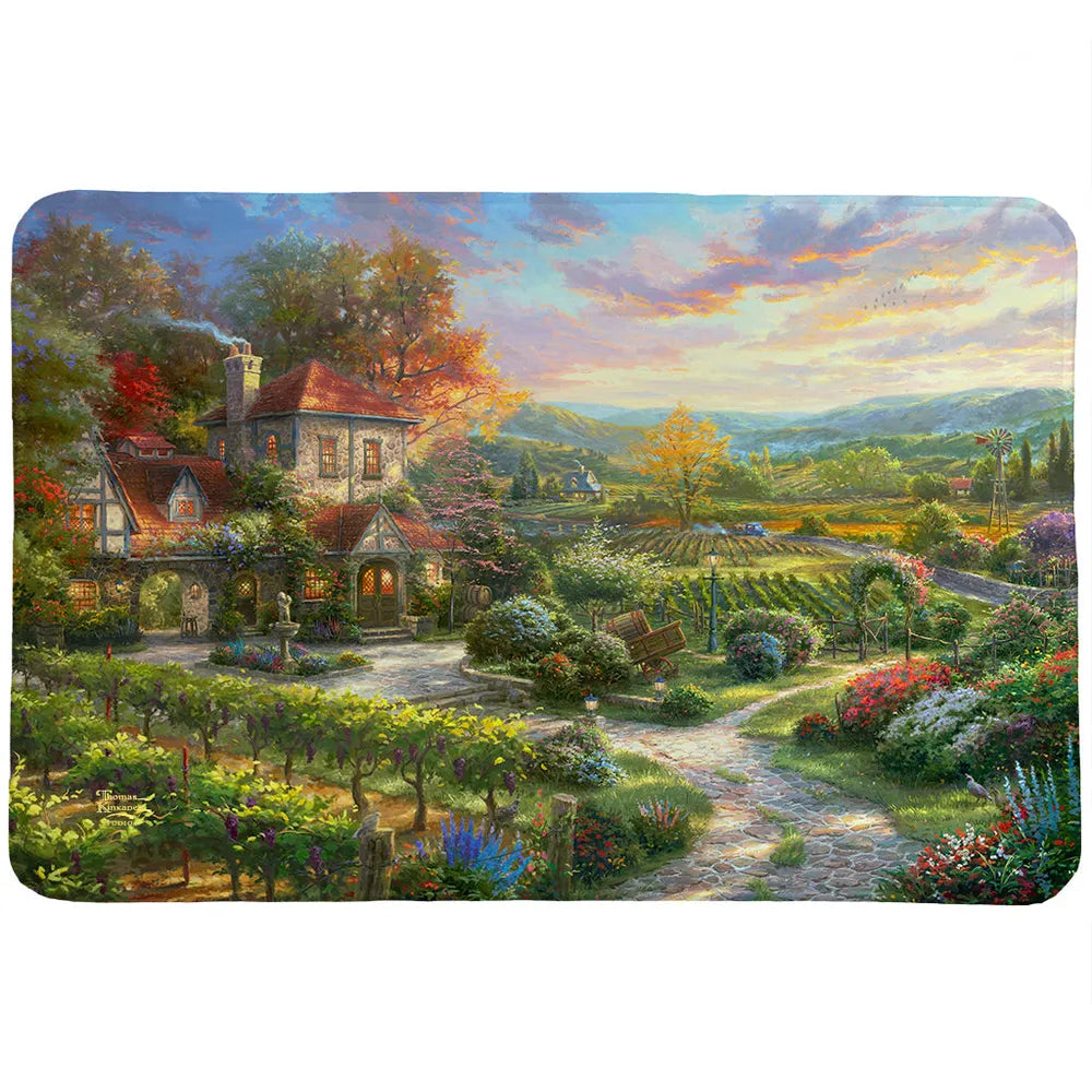 Thomas Kinkade Wine Country Living Memory Foam Rug