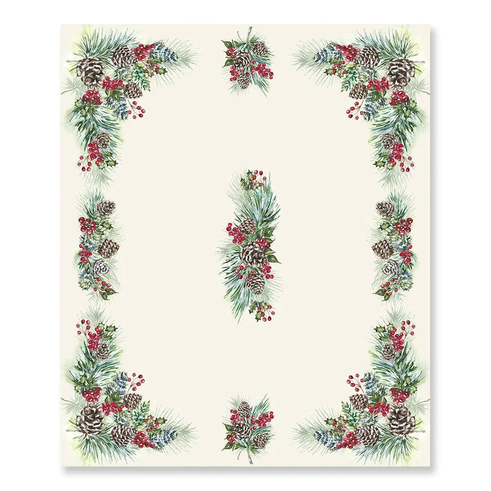Winter Garland Tablecloth