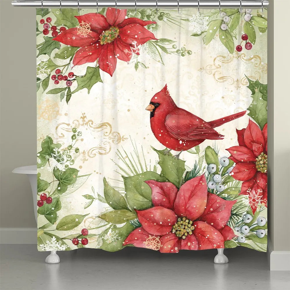 Winter Melody Shower Curtain