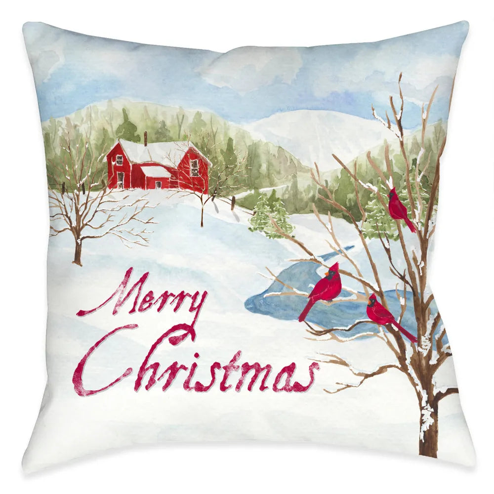 Winter Morning Indoor Decorative Pillow