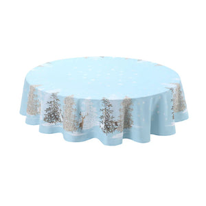 Winter Wonderland Round Tablecloth