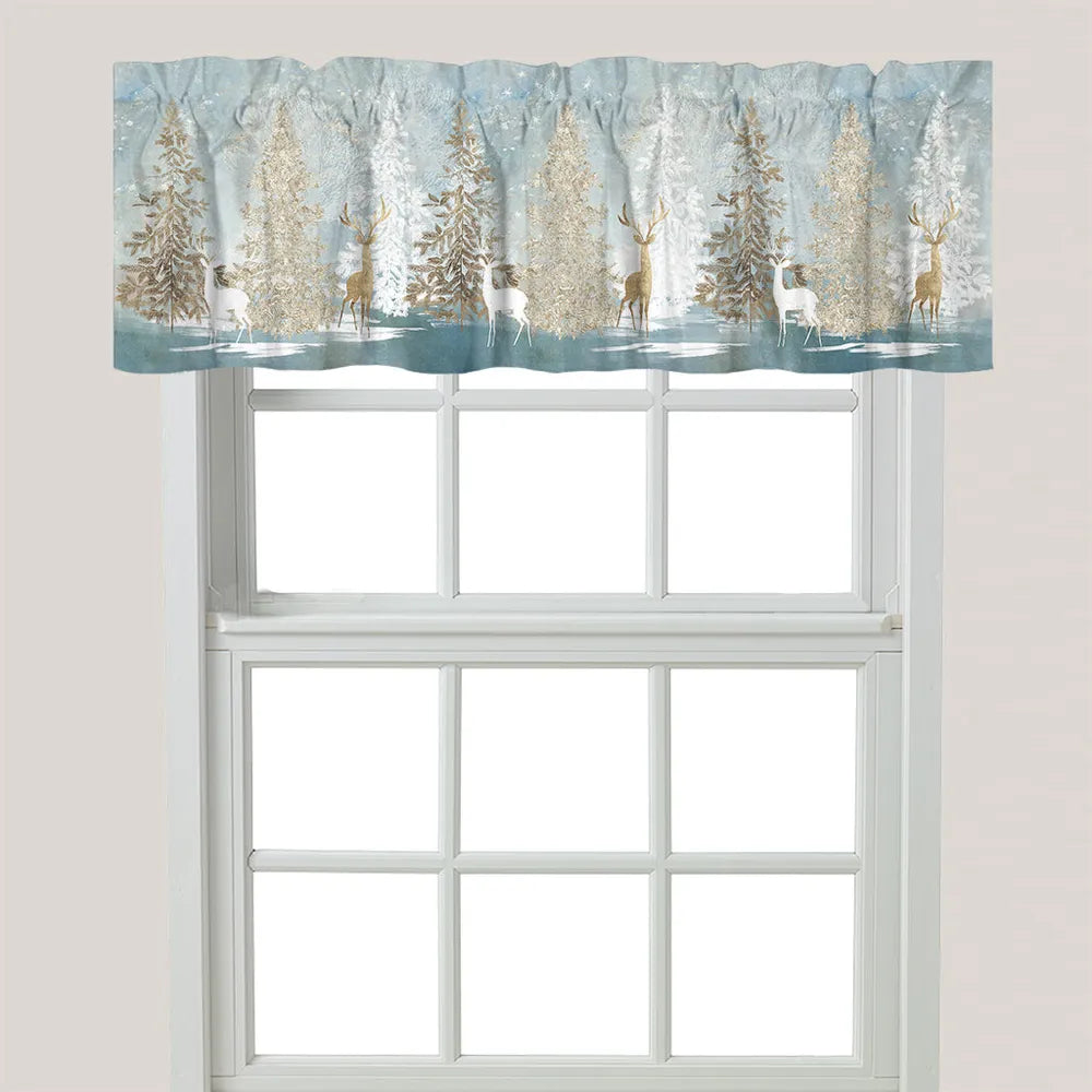 Winter Wonderland Window Valance