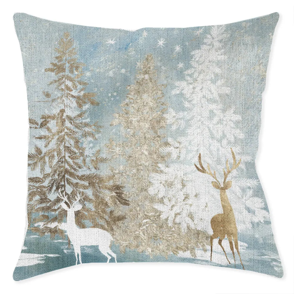 Winter Wonderland Indoor Woven Decorative Pillow