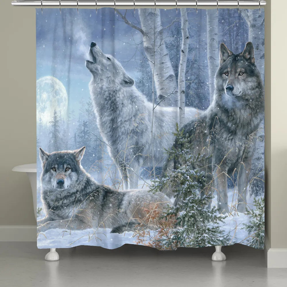 Wolf Pack Shower Curtain