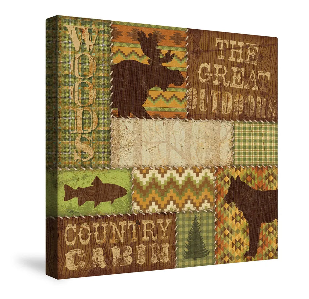 Woodland Words VI Canvas Wall Art 