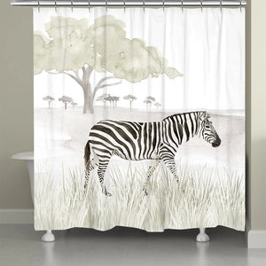 Zebra Shower Curtain