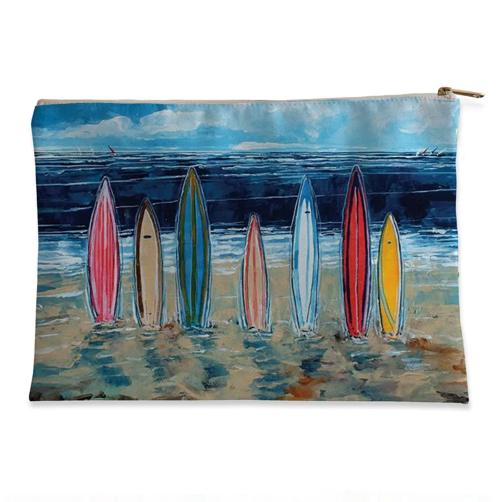 Surfboards Flat Accessory Pouch